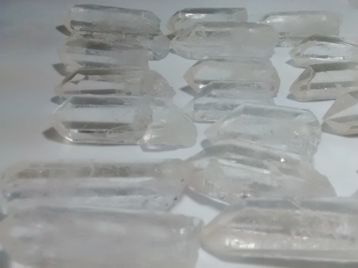 Stones from Uruguay - Lemurian Star Seed Crystal Points for Pendants