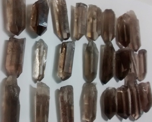 Stones from Uruguay - Natural Smoky Quartz Point for Pendants