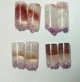 Stones from Uruguay - Amethyst Cylinder Pairs (10mm)