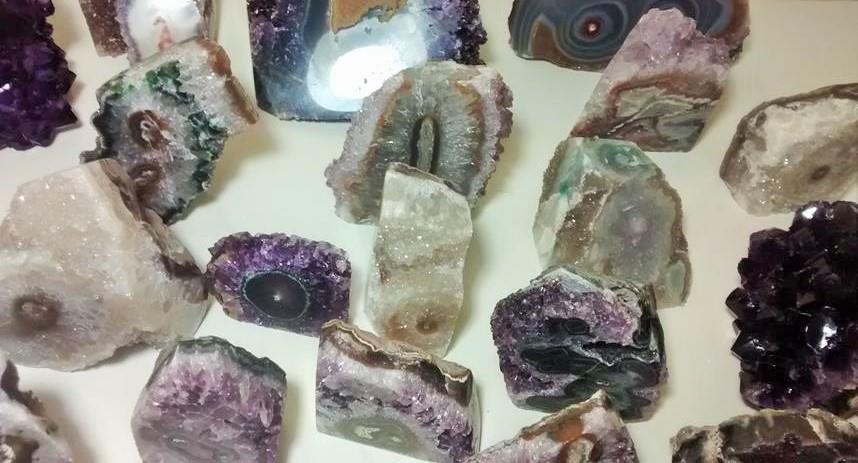 Stones from Uruguay - Amethyst Stalactite with Eyes