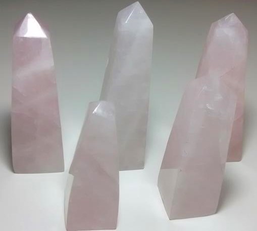 Stones from Uruguay - Rose Quartz Obelisk