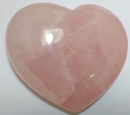 Stones from Uruguay - Rose Quartz Heart for Home & Decor