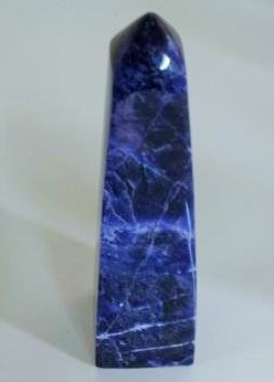 Stones from Uruguay - Sodalite Obelisk for Decoration