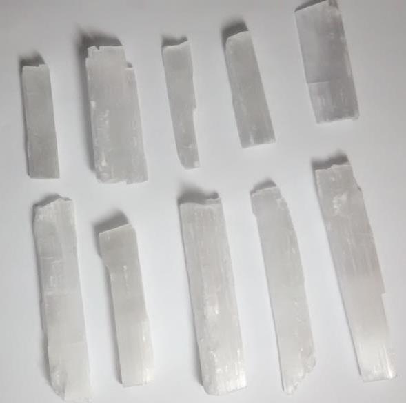 Stones from Uruguay - Selenite for Jewelries