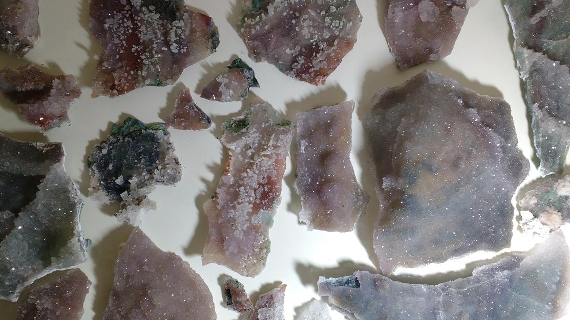 Stones from Uruguay - Quartz Mineral Zeolite Gemstone Clusters