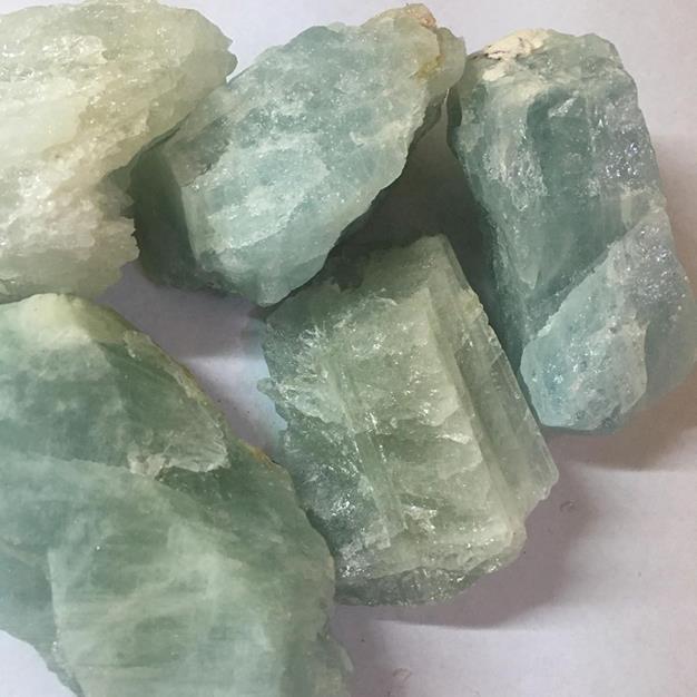 Stones from Uruguay - Blue  Rough Aguamarine for Decoration or Gift