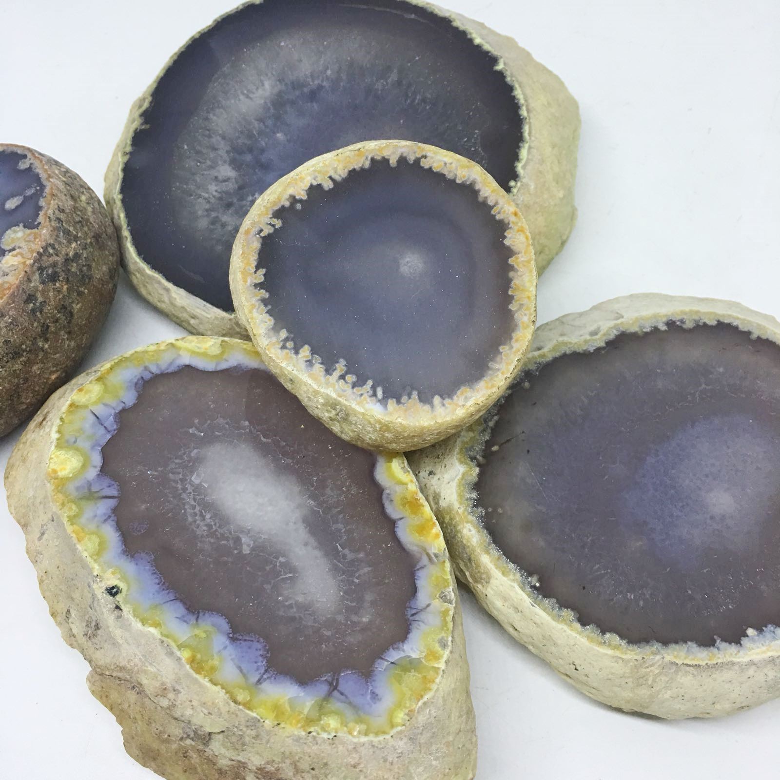 Stones from Uruguay - Enhydro Geode (Water Agate)