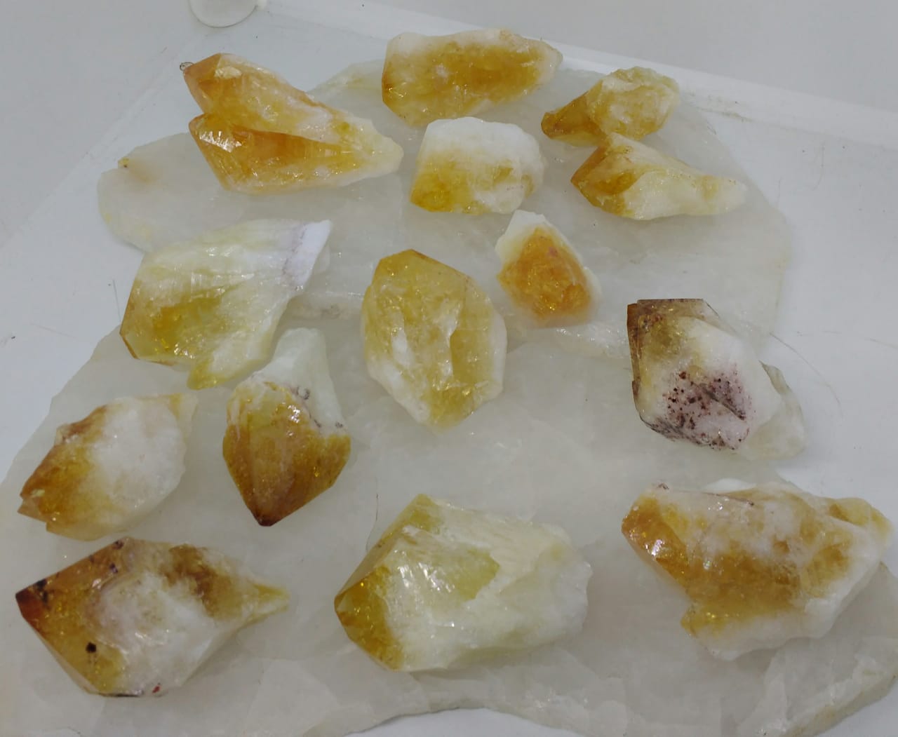 Stones from Uruguay - Brazilian Rough Citrine Points, 100-400g