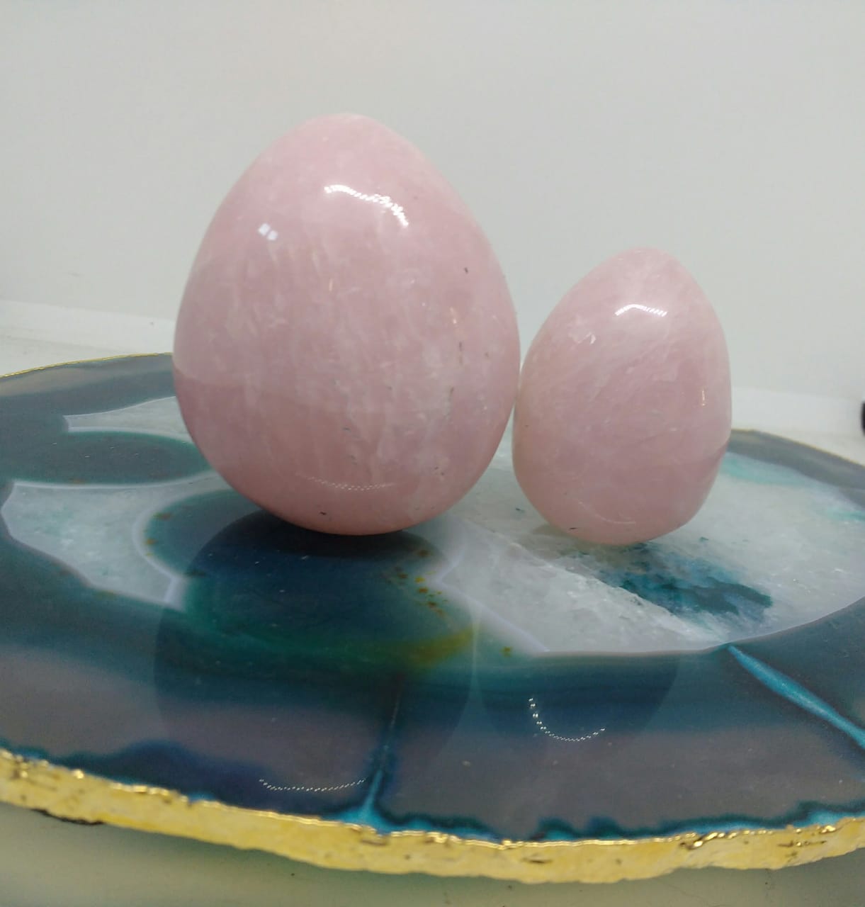 Stones from Uruguay - Rose Quartz Eggs - Rose Quartz Yoni Eggs - Rose Quartz Crystal Eggs
