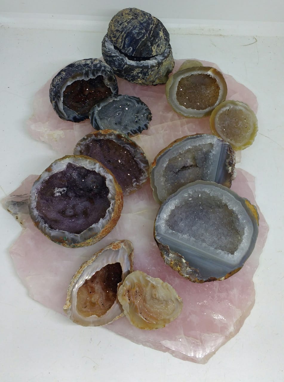 Stones from Uruguay - Oco Agate Geode Jewelry Boxes - Geode  Jewelry Box