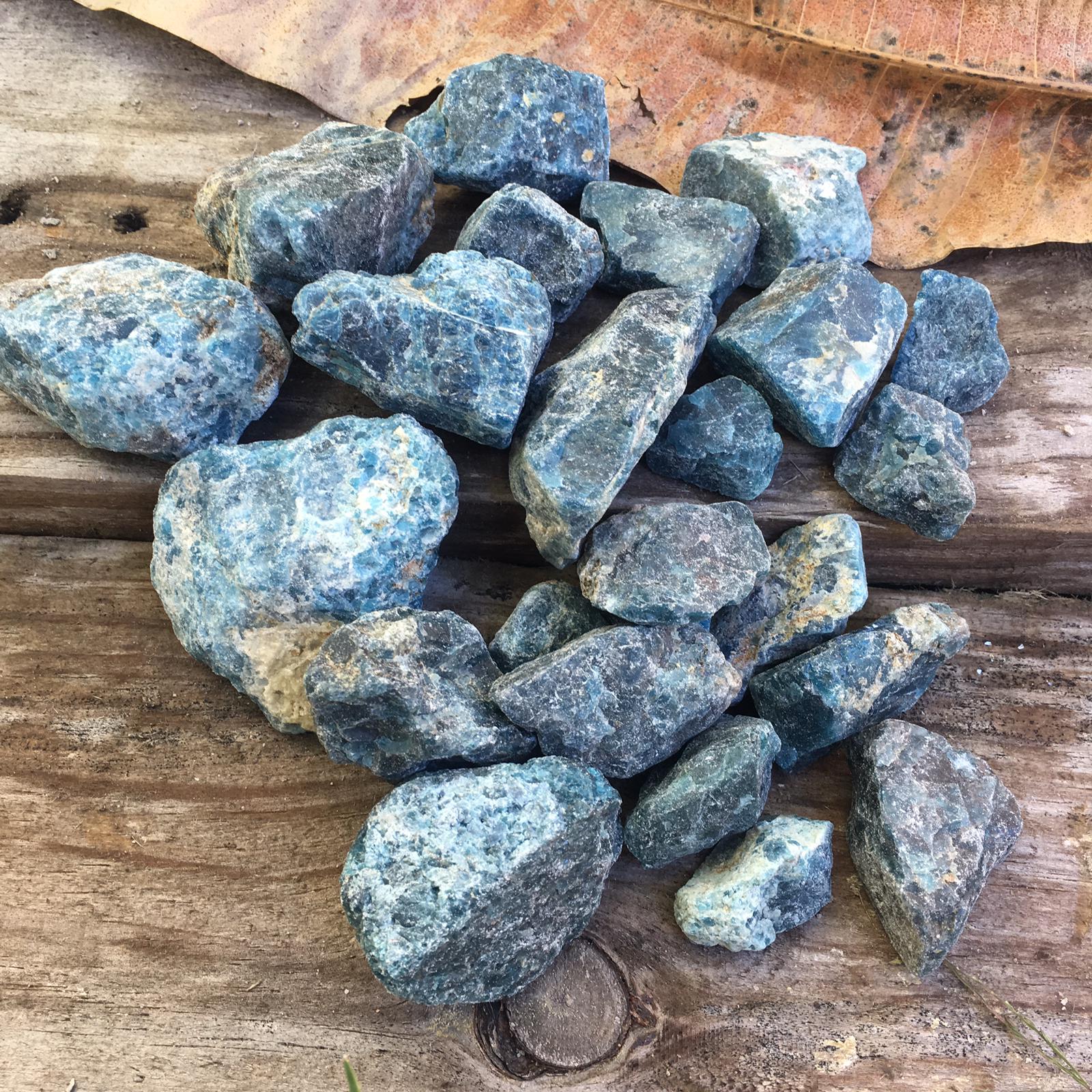 Stones from Uruguay - Rough Apatite
