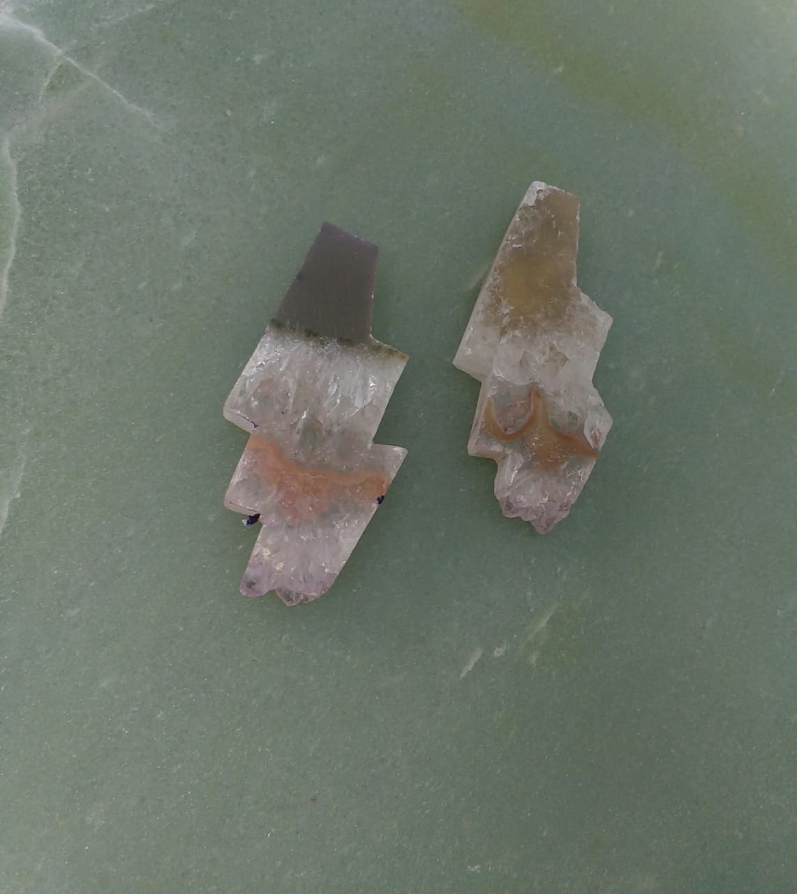 Stones from Uruguay - Amethyst Druzy Lightning Slices,20,30,40 and 60mm