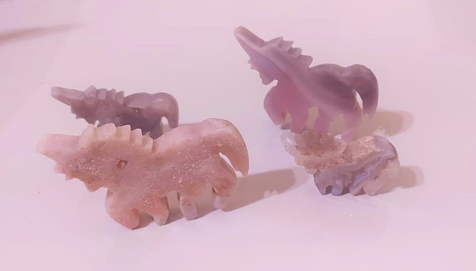 Stones from Uruguay - PINK AMETHYST UNICORN II- PINK AMETHYST CRYSTAL UNICORN II - PINK AMETHYST DRUZY UNICORN 