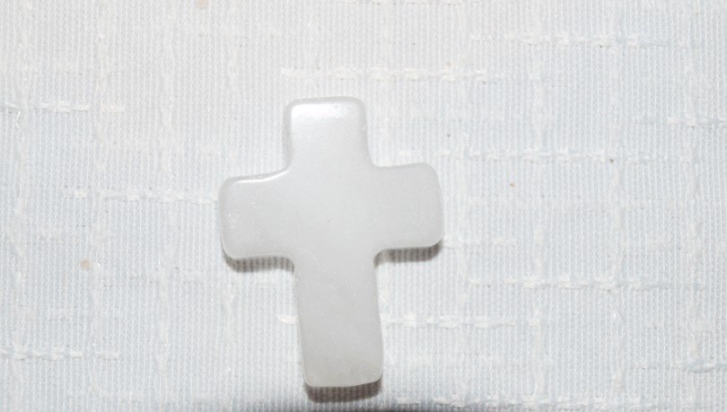 Stones from Uruguay - White Dolomite Crucifix