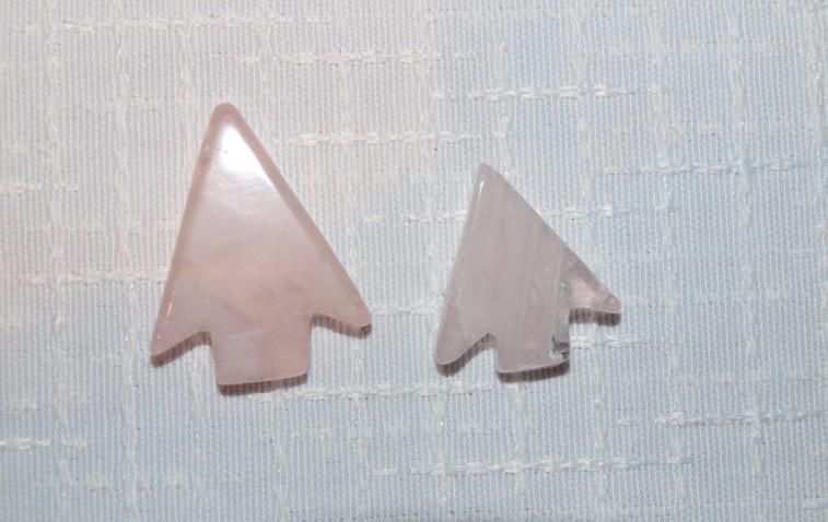Stones from Uruguay - Pink Quartz Arrowhead