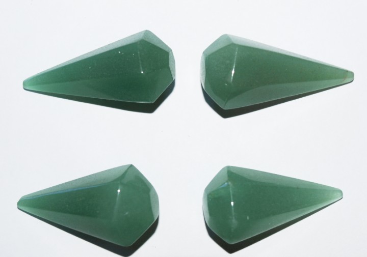 Stones from Uruguay -  Feceted Green Aventurine Dowsing Pendulum