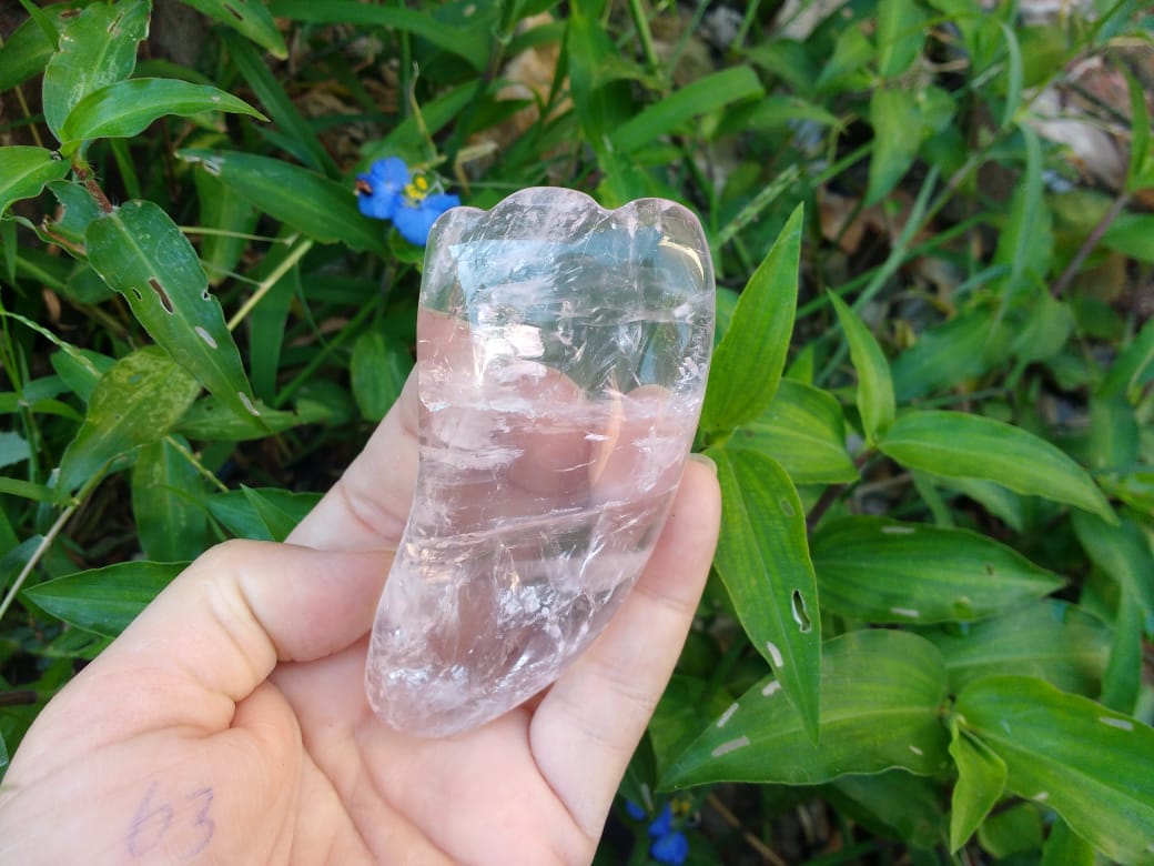 Baguette en cristal de quartz d'améthyste de colonne d'améthyste Massage Tool 